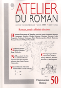 Revue l'Atelier du roman, no 50